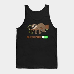 lazy sloth mode on vintage Tank Top